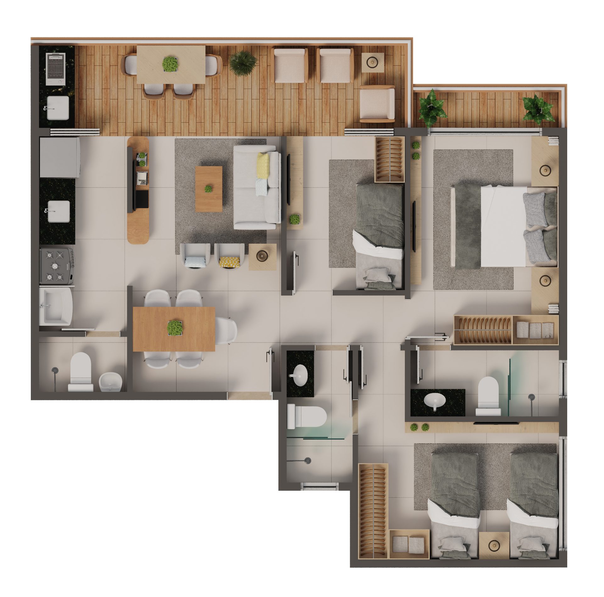 Planta Planta 75,27m²